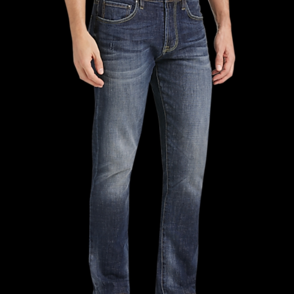 Joseph Abboud Saltwater Dark Blue Wash Slim Fit Jeans